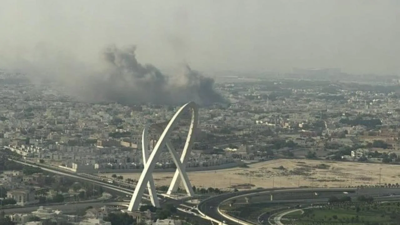İsrail’in Doha’daki Hamas müzakere heyetine yönelik saldırıya ilişkin haber görseli