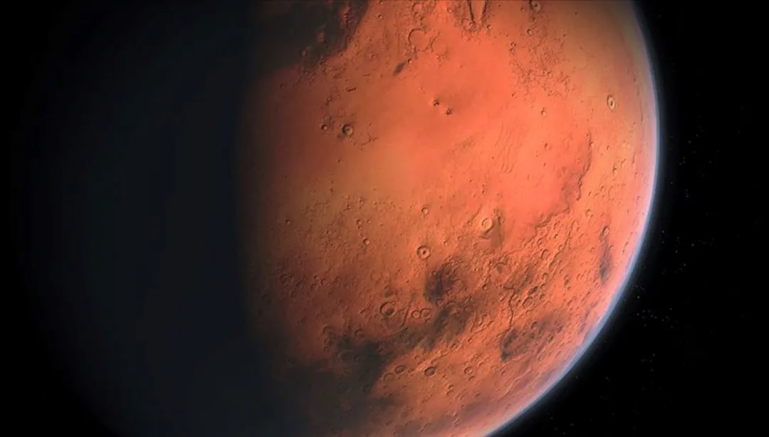 Mars’ta beklenenden daha güçlü rüzgarların etkisini gösteren bir sahne