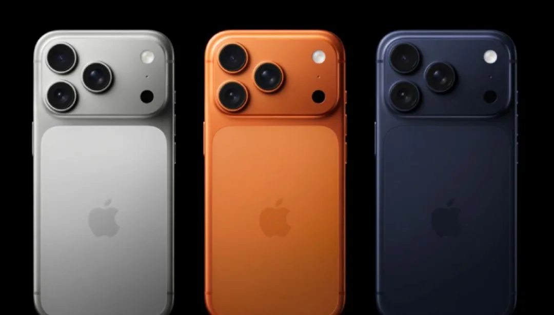 Android ve iPhone rekabetinde yeni çip beklentisini simgeleyen teknoloji odaklı bir görsel