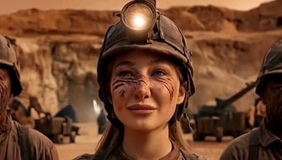 Yapay zekanın yönetmen koltuğunda olduğu sinema setine dair genel bir görüntü
