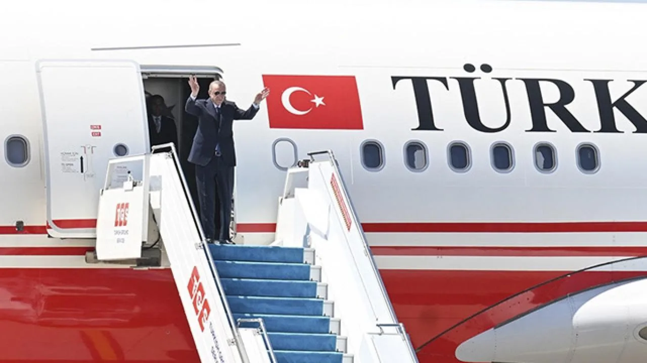 Cumhurbaşkanı Erdoğan, Gazze zirvesi için Mısır'da bulunduğunu belirtiyor
