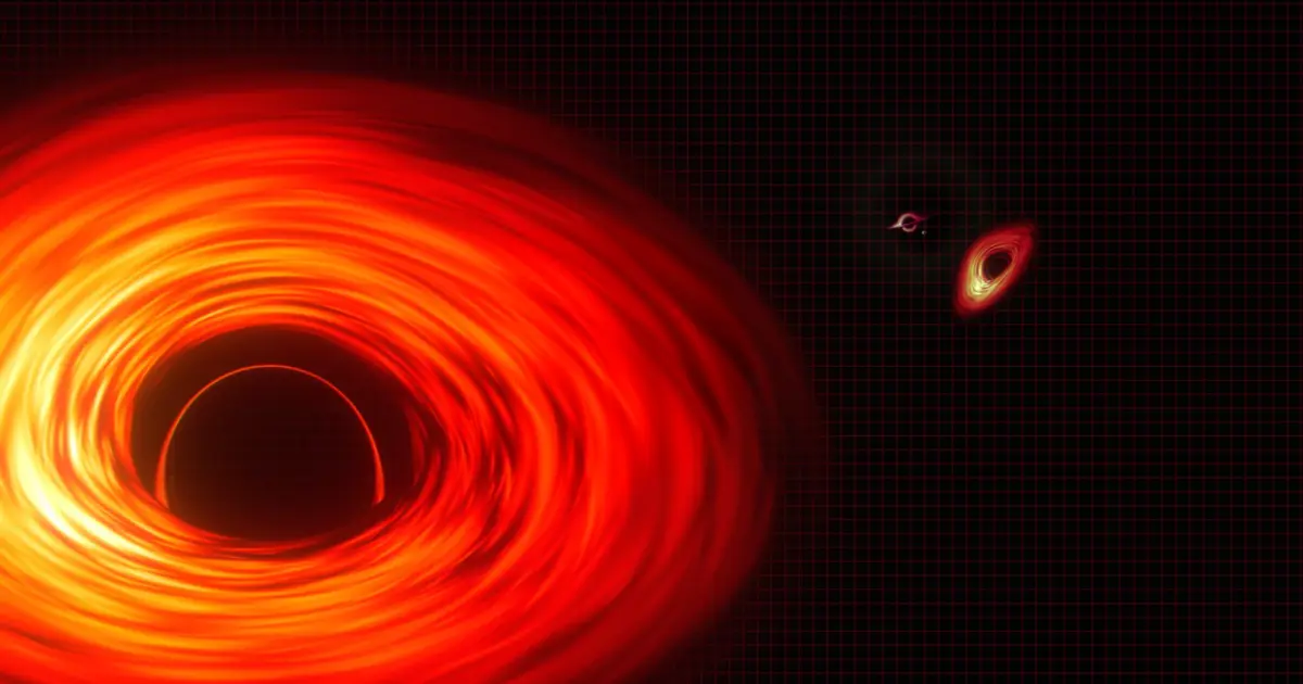 Einstein’ın öngördüğü ‘uzay zaman girdabının’ gözlemiyle ilgili bir bilim haberi görseli