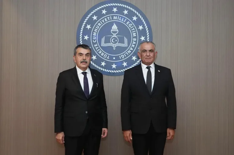 Bakan Çavuşoğlu ve mevkidaşı Tekin birlikte resmi ortamda görüşüyor
