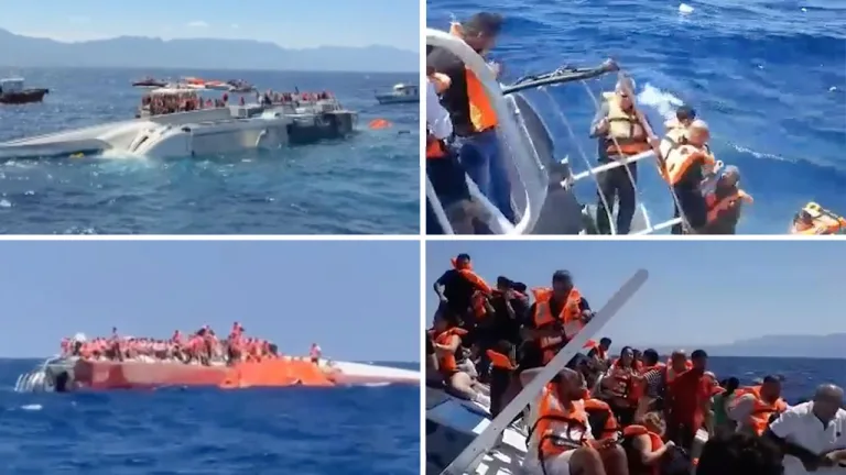 Girne açıklarında batan feribota ilişkin arama kurtarma çalışmaları ve üstünde arama botları