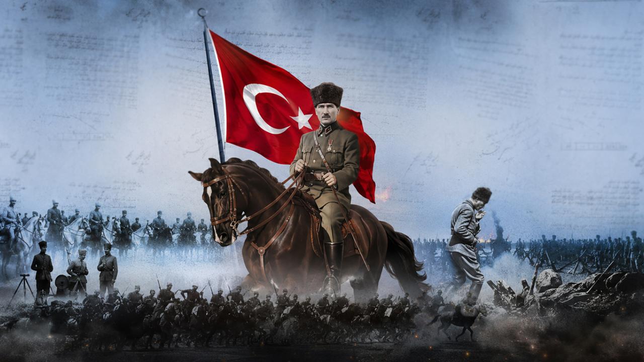 30 Ağustos kutlamalarına yönelik adım adım etkinlikleri vurgulayan görsel