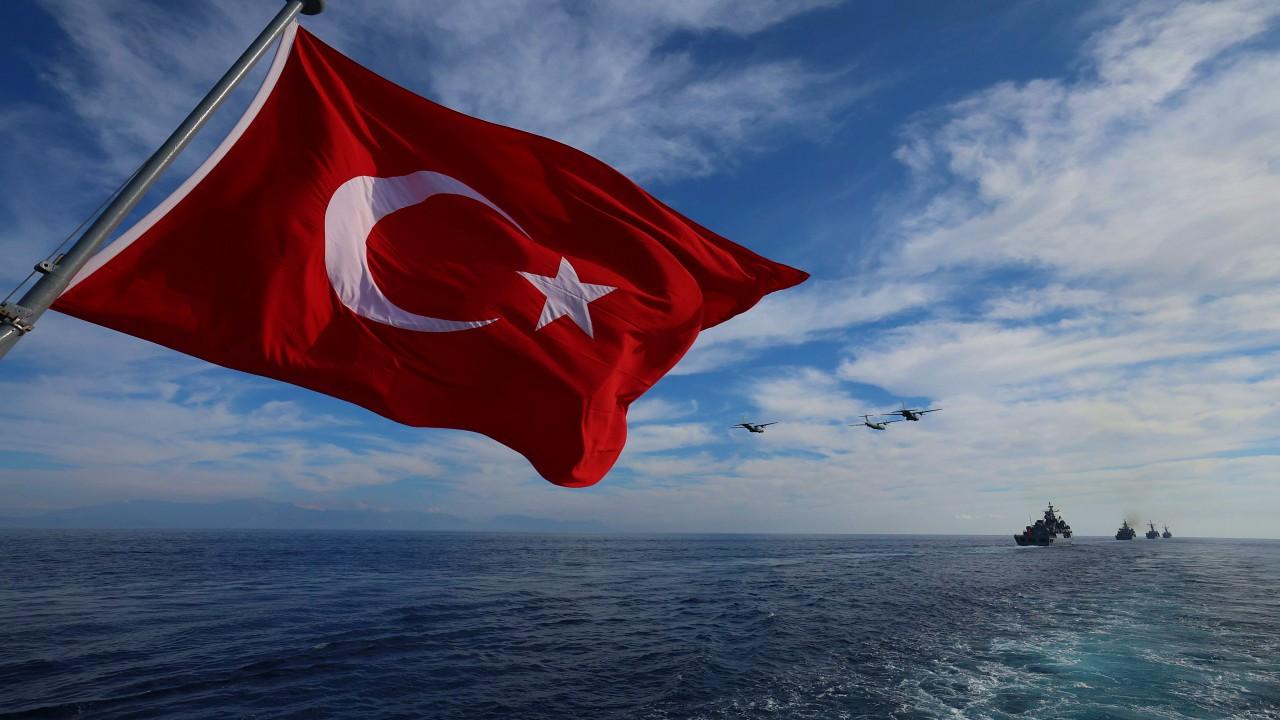 Mavi Vatan’da koruma alanlarına ilişkin harita veya deniz üzerindeki işaretleri gösteren görsel