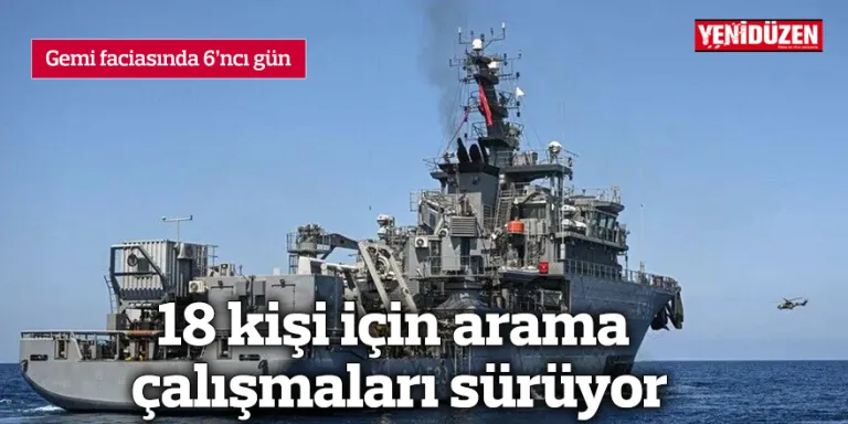 Gemi faciasıyla ilgili haber görseli — başlık: 'Gemi faciasında 6’ncı gün'