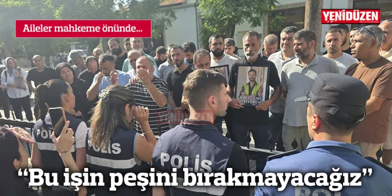 “Bu işin peşini bırakmayacağız” başlıklı habere ait fotoğraf, görsel detayları haberde belirtilmemiş.
