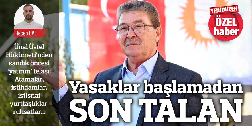 Yasaklar başlamadan önce yaşanan son talanı gösteren kalabalık ve kargaşa sahnesi