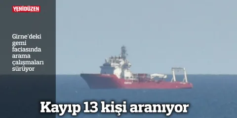 Kayıp olduğu belirtilen 13 kişiyi arayan yetkililere ilişkin belirsiz sahne
