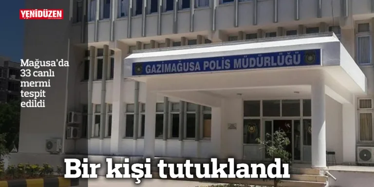 Mağusa'da tespit edilen 33 canlı mermiyle ilgili olay yeri veya mühimmat görüntüsü