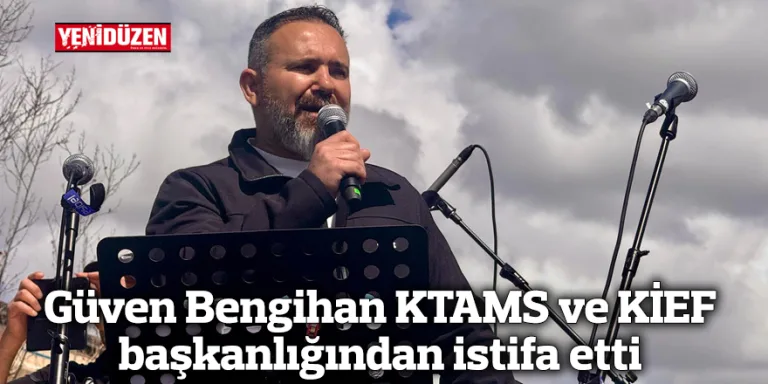 Güven Bengihan istifa açıklaması yaparken konuşuyor