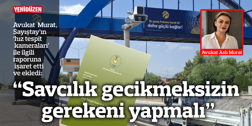 Avukat Aslı Murat konuşurken ciddiyetle ifade veriyor