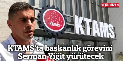 KTAMS yönetim kurulunda oturan ve başkanlık görevine seçilen Serman Yiğit
