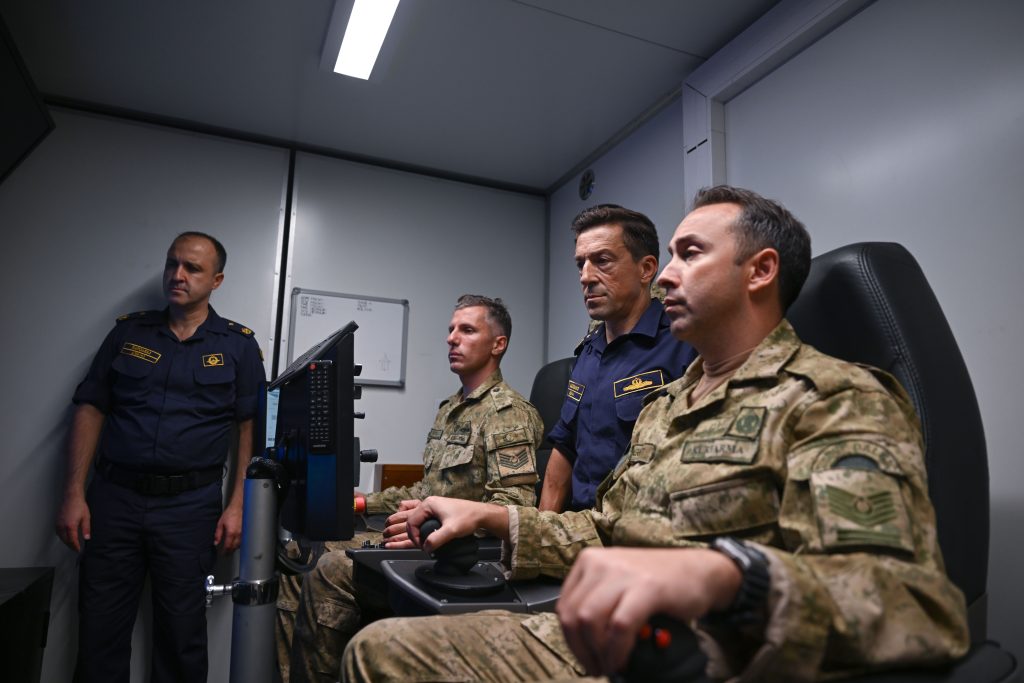 AA, Girne açıklarında batan gemiye ilişkin arama kurtarma çalışmalarını TCG Alemdar'da görüntüledi