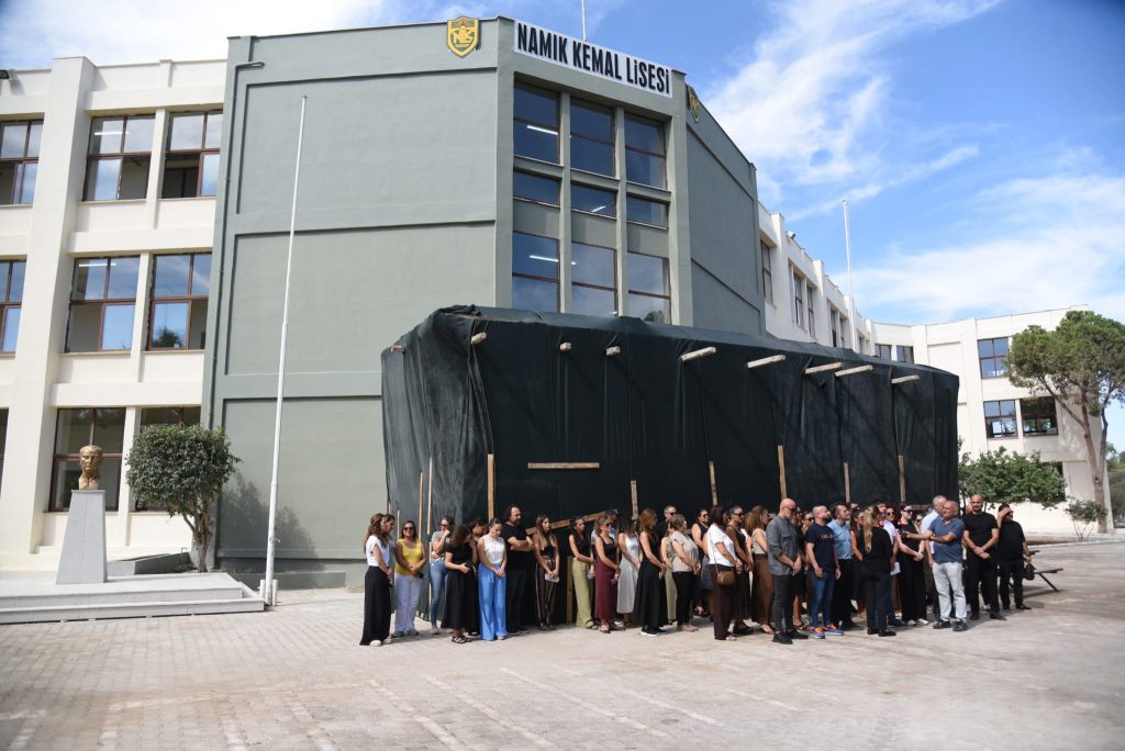 KTOEÖS, Namık Kemal Lisesi’nde basın açıklaması yaptı