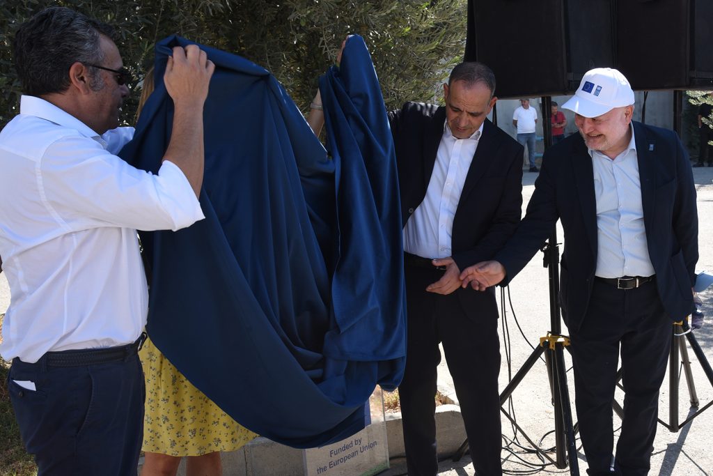 Yeni Lefkoşa Atık Su Arıtma Tesisi’ndeki güneş enerjisi santrali hizmete girdi