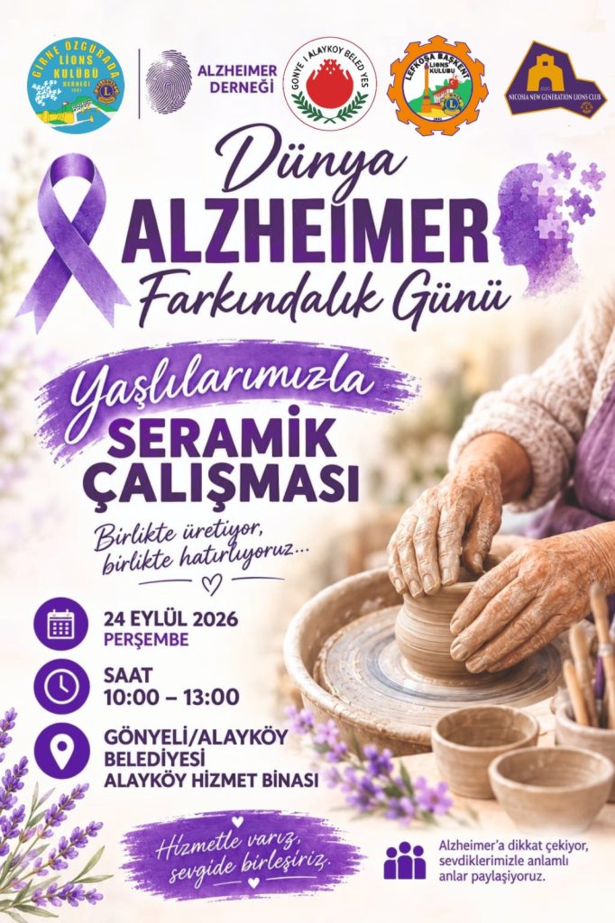 Alzheimer Derneği, Lefkoşa ve Gazimağusa'da farkındalığı arttırma amacıyla toplantılar düzenledi
