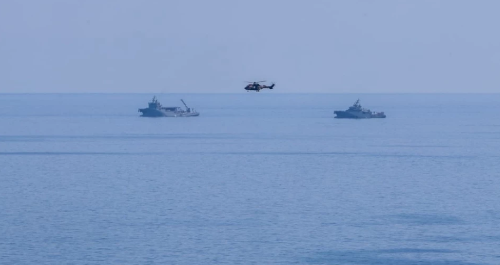 MSB açıklamasıyla Girne açıklarındaki arama-kurtarma faaliyetlerini gösteren deniz ve hava unsurları