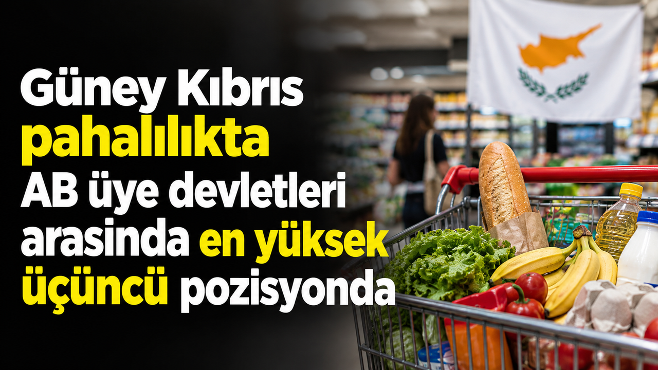 Güney Kıbrıs’ta artan pahalılık ve yaşam maliyetine dair görsel öğeler