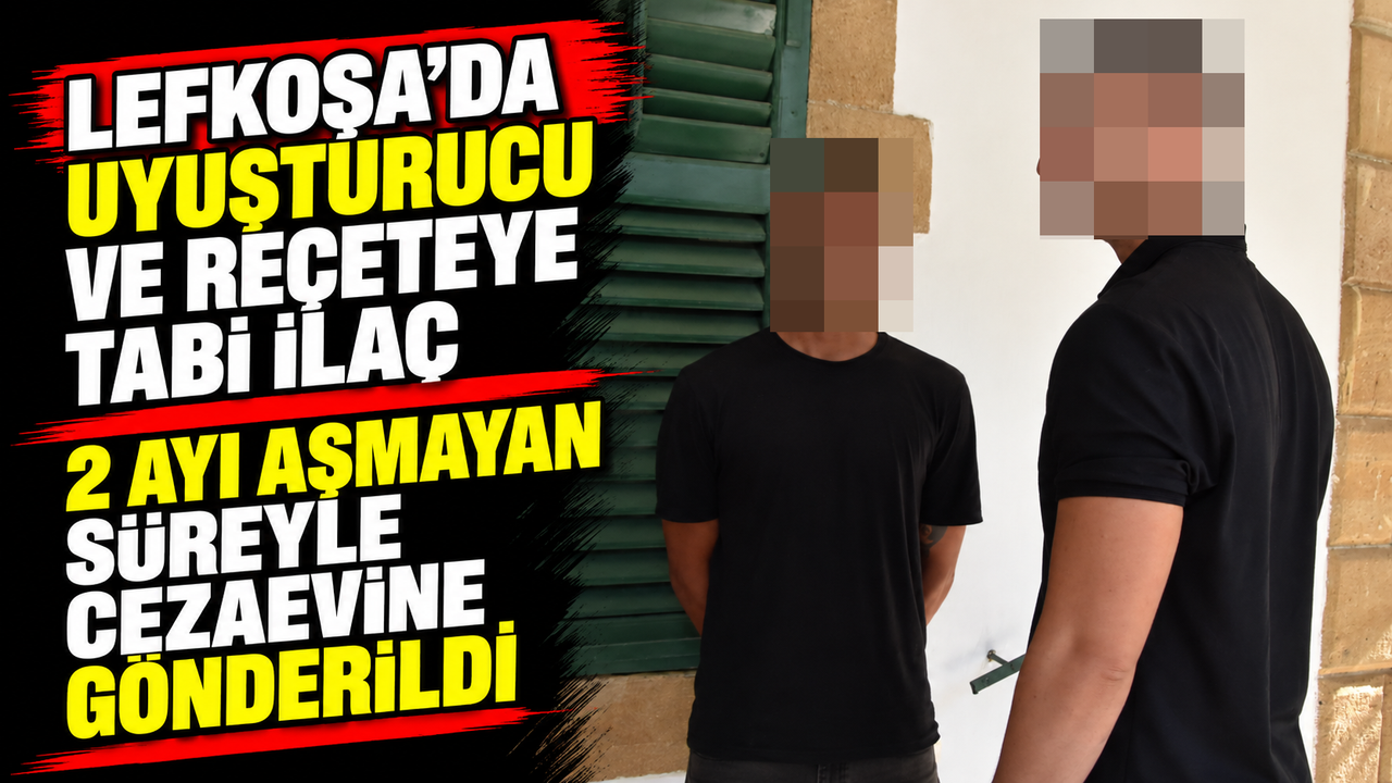 Lefkoşa’da uyuşturucu ve reçeteye tabi ilaç operasyonuna ilişkin görüntü