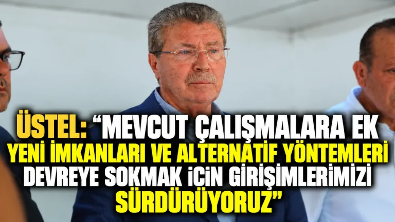 Üstel, mevcut çalışmalara ek yeni imkanlar ve alternatif yöntemler hakkında konuşuyor