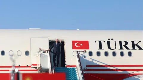 Cumhurbaşkanı Erdoğan'ın ABD ziyaretine ilişkin fotoğraf