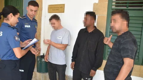 Muhaceret kontrolünde 442 gündür izinsiz kaldığı tespit edilen kişiyle ilgili görüntü.