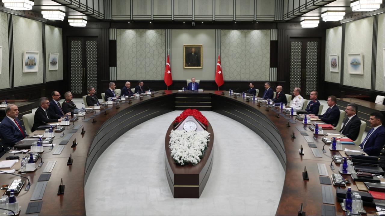 MGK toplantısına ilişkin 'Terörsüz Türkiye' mesajını vurgulayan haber görseli