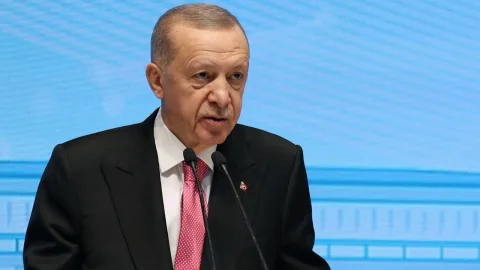 Cumhurbaşkanı Erdoğan konuşma yaparken Samsun’un sağlık üssü olacağını vurguluyor