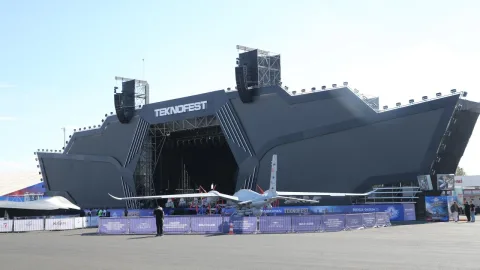 TEKNOFEST Güneydoğu Şanlıurfa'da başlayacağını duyuran etkinlik başlığı