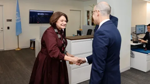 Cumhurbaşkanlığı Müsteşarı Mehmet Dânâ New York’ta diplomatik temaslarda