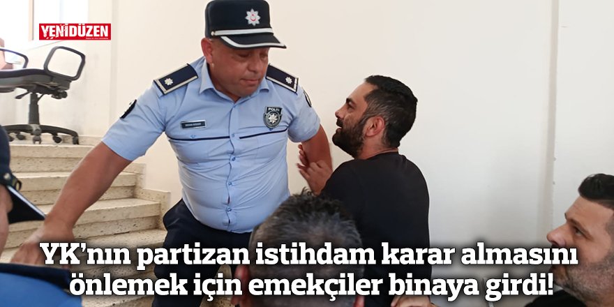 Binaya giren grup, yönetim kurulunu engelleme amaçlı hareket ediyor