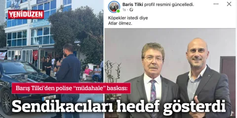 Barış Tilki konuşurken ceketli görüntü, arka planda belirsiz mekan