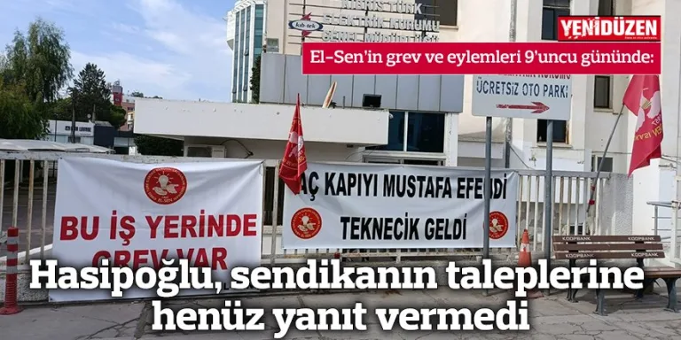 Hasipoğlu ve sendika temsilcilerinin görüşme anı veya toplantı ortamı (görsel detayları belirtilmedi)
