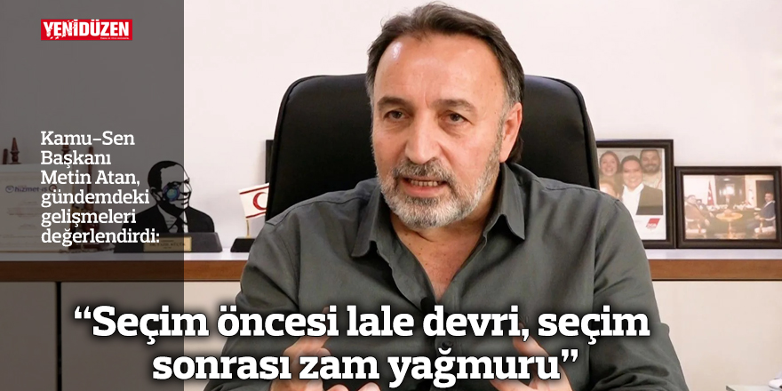 Seçim öncesi lale devri ve seçim sonrası zamları vurgulayan ekonomik değişimi simgeleyen görsel