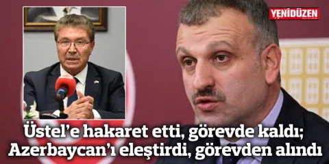 İki farklı tepki sonrası görev değişikliklerini simgeleyen siyasi figürlerin temsili görüntüsü