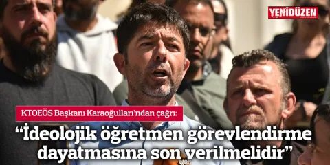 Öğretmenlerin görevlendirme politikalarına karşı duyulan tepkiyi ve geleceğe dair kaygıları yansıtan fotoğraf.