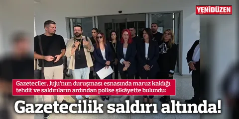 Gazetecilik ve basın özgürlüğüne dikkat çeken, saldırı altında olduğunu ifade eden başlık görseli