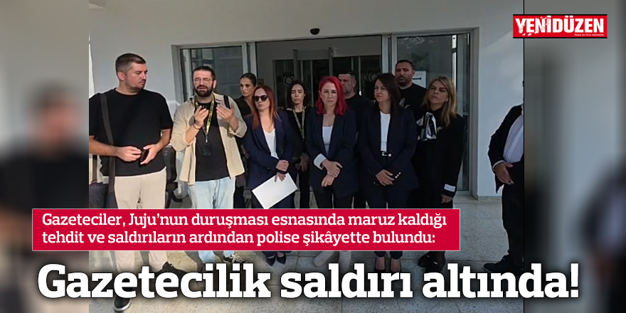 Gazetecilik ve basın özgürlüğüne dikkat çeken, saldırı altında olduğunu ifade eden başlık görseli