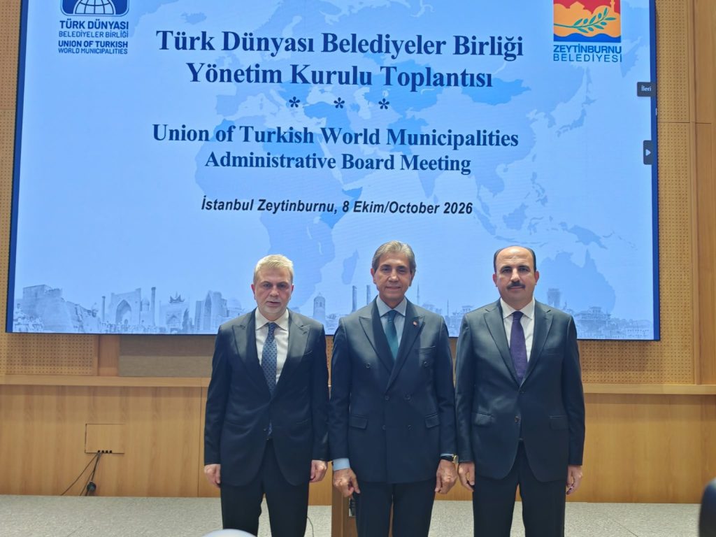 Özçınar Türk Dünyası Belediyeler Birliği toplantısına katıldı