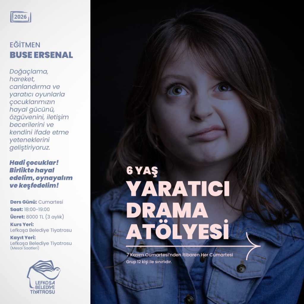 LBT’nin 5 ve 6 yaş grubu çocuk tiyatrosu çalışmalarıyla ilgili afiş veya etkinlik görseli