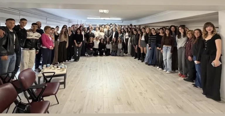 Türkiye'de öğrenim gören Kıbrıslı Türk üniversite öğrencilerinin buluşmasına ait fotoğraf