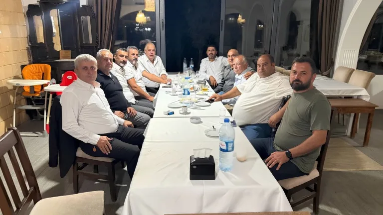 UBP Çatalköy-Esentepe belediye başkan adayı Albayrak, bölge muhtarlarıyla buluşurken