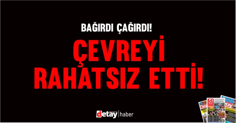 Girne sokaklarında çevreye rahatsızlık veren sarhoş bir kişinin tutuklanmasıyla ilgili sahne