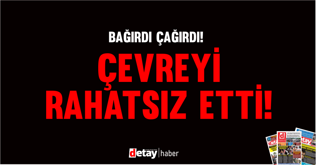 Girne sokaklarında çevreye rahatsızlık veren sarhoş bir kişinin tutuklanmasıyla ilgili sahne