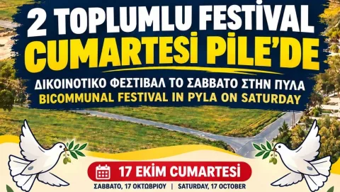 Pile'de düzenlenen Barış Festivali'ne dair etkinlik alanı ve katılımcılar