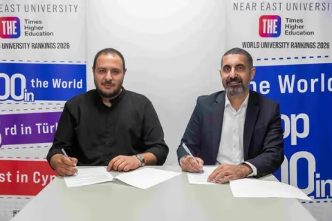 Gönyeli gençleri için Yakın Doğu Üniversitesi Spor Tesisleri'nde yapılacak hazırlık çalışması