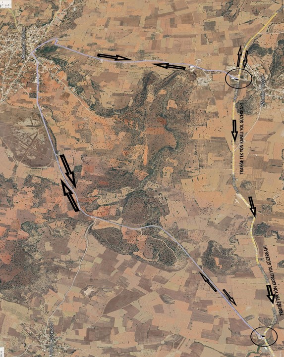 Çayırova-Pamuklu güzergahında 10 Kasım’a kadar sürecek yol çalışması uyarı ve işaretleri