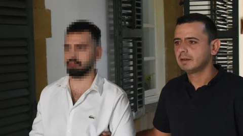 Ercan’da sahte pasaportla yakalanan kişinin sorgu merkezinden kaçış anına ilişkin belirsiz kare